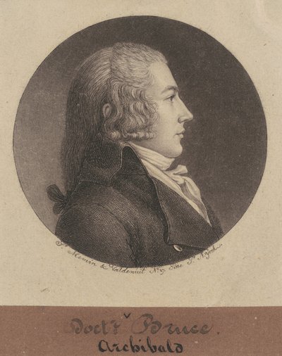Archibald Bruce autorstwa Charles B. J. Févret de Saint Mémin