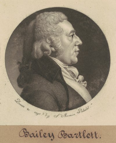 Bailey Bartlett autorstwa Charles B. J. Févret de Saint Mémin