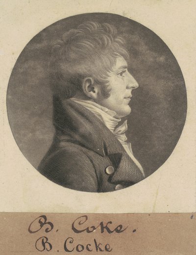 Benjamin Cocke autorstwa Charles B. J. Févret de Saint Mémin