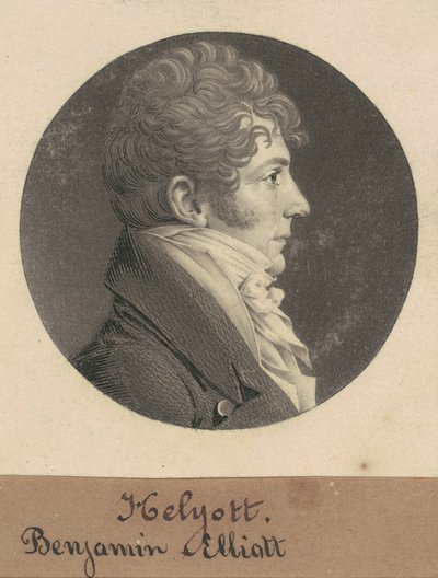 Benjamin Elliott autorstwa Charles B. J. Févret de Saint Mémin