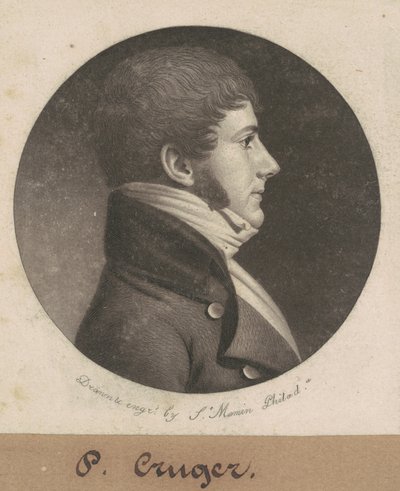 Bertram Peter Cruger autorstwa Charles B. J. Févret de Saint Mémin