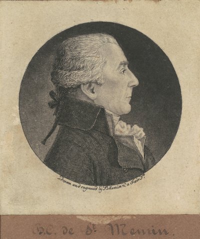 Benigne-Charles Févret z Saint-Mémin autorstwa Charles B. J. Févret de Saint Mémin
