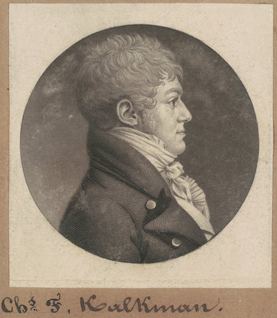 Charles F. Kalkman autorstwa Charles B. J. Févret de Saint Mémin