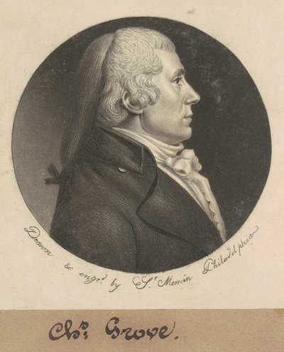 Charles Grove autorstwa Charles B. J. Févret de Saint Mémin