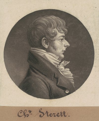Karol Steretta autorstwa Charles B. J. Févret de Saint Mémin