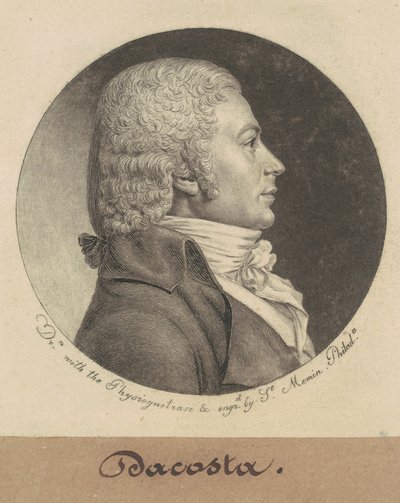 Dacosta autorstwa Charles B. J. Févret de Saint Mémin