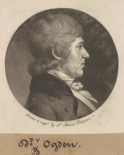 David Bayard Ogden autorstwa Charles B. J. Févret de Saint Mémin
