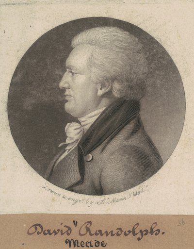 David Meade Randolph autorstwa Charles B. J. Févret de Saint Mémin