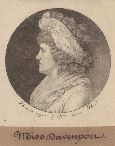 Debby Davenport autorstwa Charles B. J. Févret de Saint Mémin