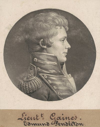 Edmund Pendleton Gaines autorstwa Charles B. J. Févret de Saint Mémin