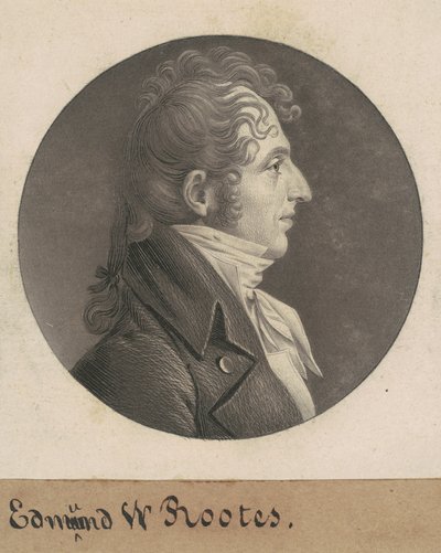 Edmund Wilcox Rootes autorstwa Charles B. J. Févret de Saint Mémin