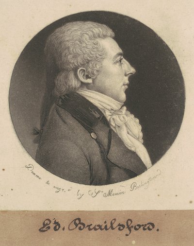 Edwarda Brailsforda autorstwa Charles B. J. Févret de Saint Mémin