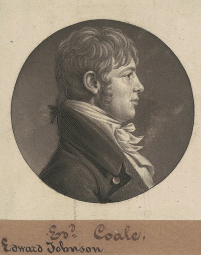 Edward Johnson Coale autorstwa Charles B. J. Févret de Saint Mémin