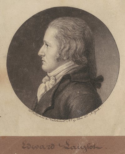 Edwarda Williama Laighta autorstwa Charles B. J. Févret de Saint Mémin