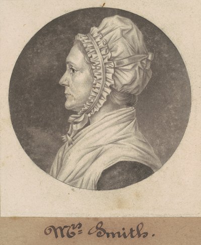 Elżbieta Custis Teackle Smith autorstwa Charles B. J. Févret de Saint Mémin