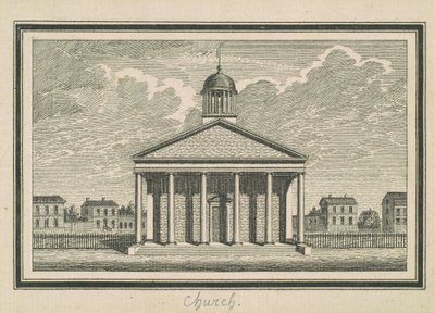 Esperanza, Kościół autorstwa Charles B. J. Févret de Saint Mémin