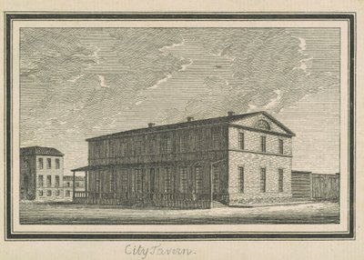 Esperanza, tawerna miejska autorstwa Charles B. J. Févret de Saint Mémin