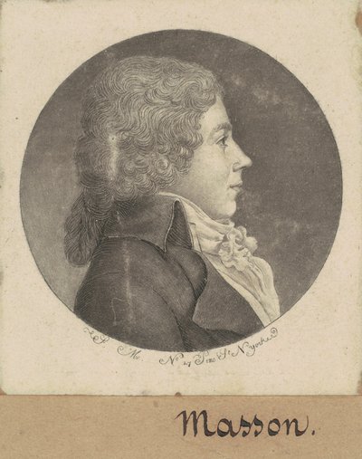 Francois Desire Masson autorstwa Charles B. J. Févret de Saint Mémin