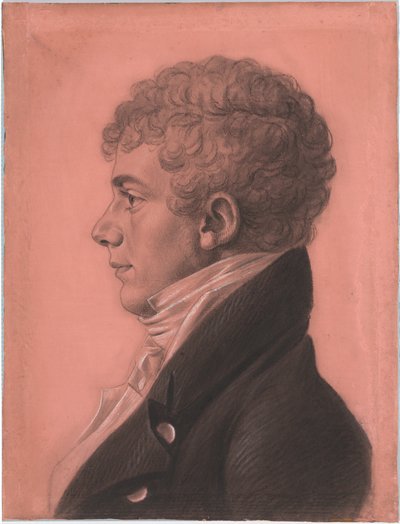 George Raleigh Dearborn autorstwa Charles B. J. Févret de Saint Mémin