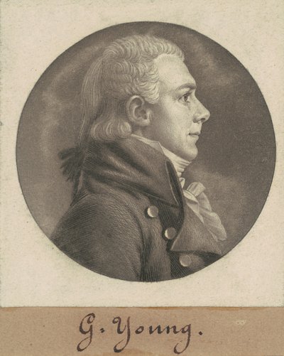 George Young autorstwa Charles B. J. Févret de Saint Mémin
