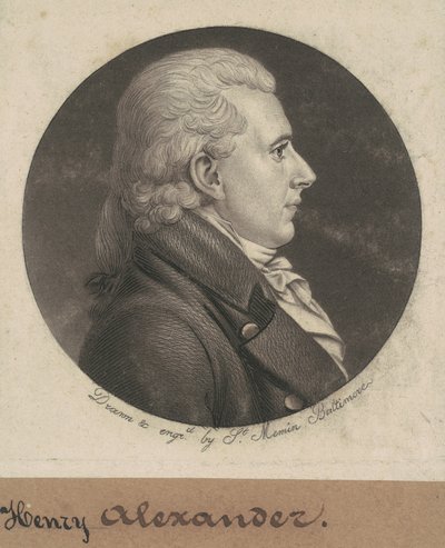 Henryk Aleksander autorstwa Charles B. J. Févret de Saint Mémin