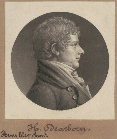 Henry Alexander Scammell Dearborn autorstwa Charles B. J. Févret de Saint Mémin