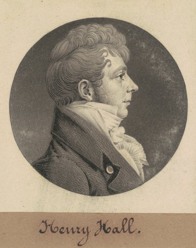Henryk Hall autorstwa Charles B. J. Févret de Saint Mémin