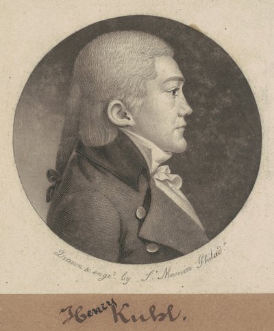 Henryk Kuhl autorstwa Charles B. J. Févret de Saint Mémin