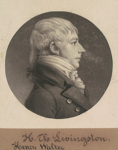 Henry Walter Livingston autorstwa Charles B. J. Févret de Saint Mémin