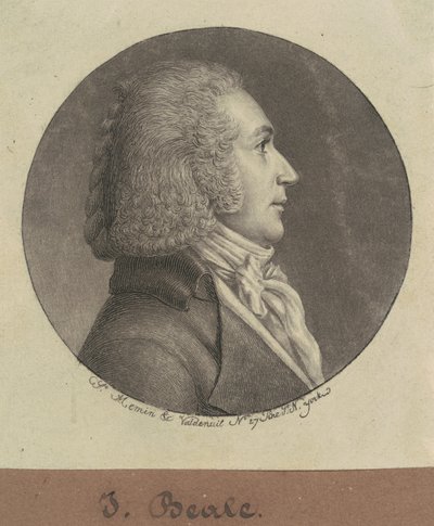 J. Beale autorstwa Charles B. J. Févret de Saint Mémin
