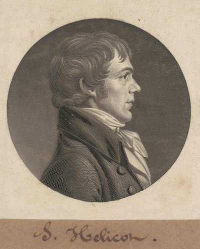 J. Ellicott autorstwa Charles B. J. Févret de Saint Mémin