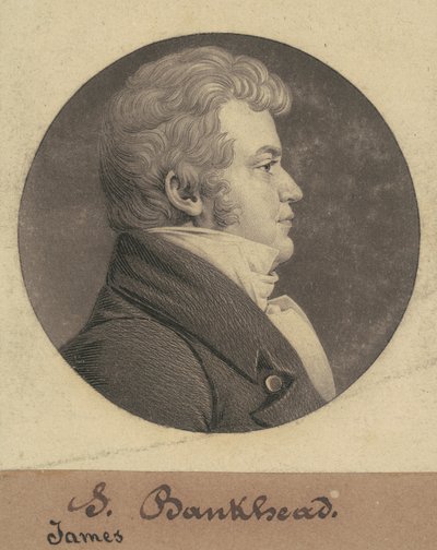 James Bankhead autorstwa Charles B. J. Févret de Saint Mémin