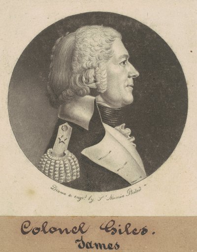 James Giles autorstwa Charles B. J. Févret de Saint Mémin
