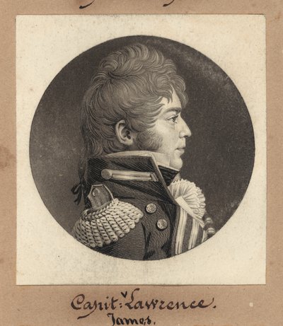 James Lawrence autorstwa Charles B. J. Févret de Saint Mémin