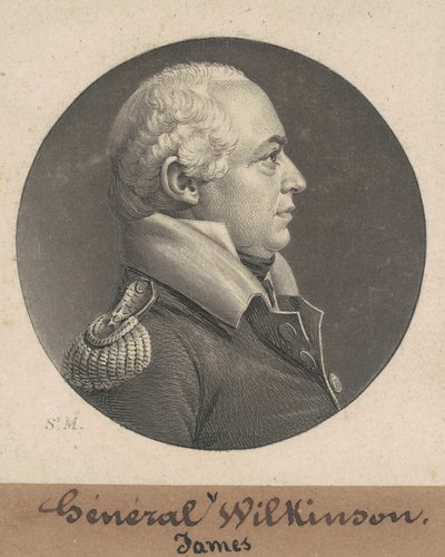 James Wilkinson autorstwa Charles B. J. Févret de Saint Mémin