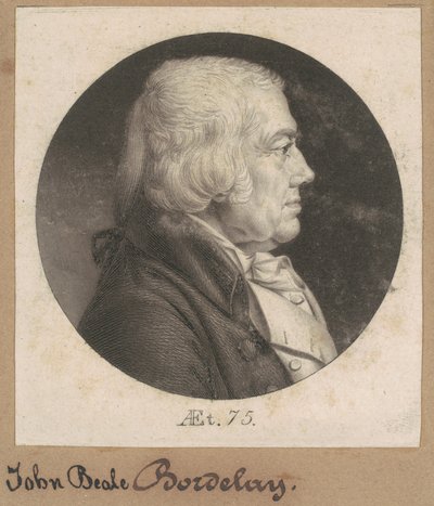 John Beale Bordley autorstwa Charles B. J. Févret de Saint Mémin