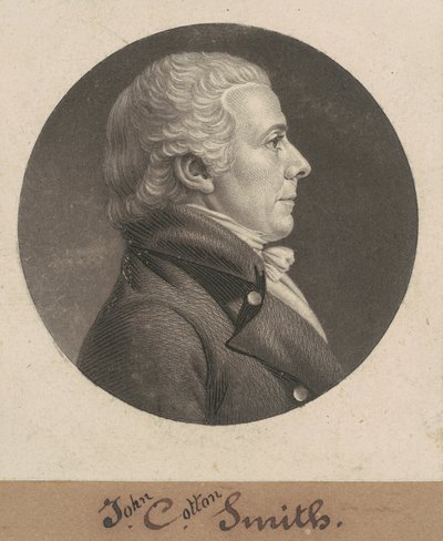 John Cotton Smith autorstwa Charles B. J. Févret de Saint Mémin