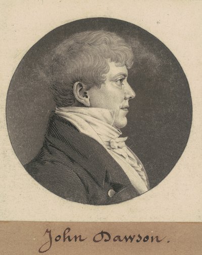 John Dawson autorstwa Charles B. J. Févret de Saint Mémin