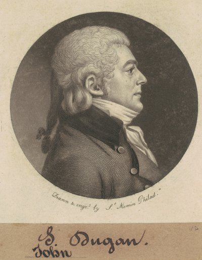 John Dugan autorstwa Charles B. J. Févret de Saint Mémin