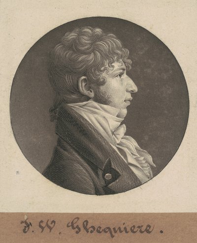 Jan Franciszek William Ghequiere autorstwa Charles B. J. Févret de Saint Mémin