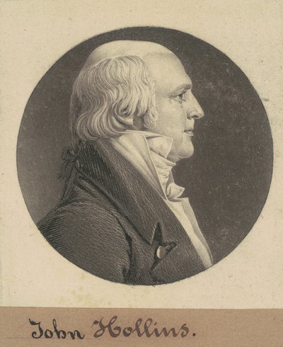 Johna Hollinsa autorstwa Charles B. J. Févret de Saint Mémin