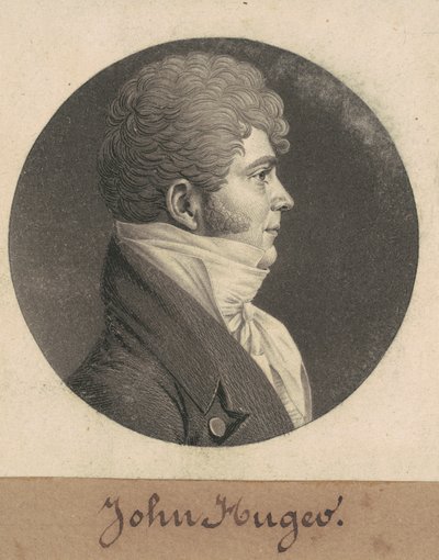John Huger autorstwa Charles B. J. Févret de Saint Mémin