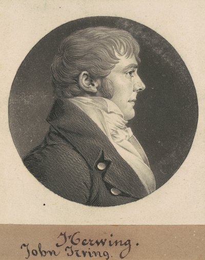 John Irving autorstwa Charles B. J. Févret de Saint Mémin