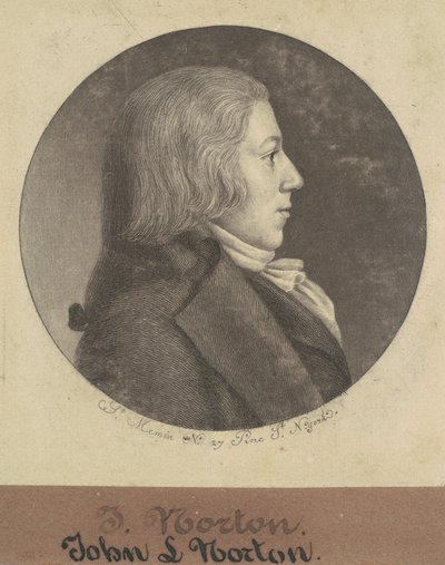 John Leake Norton autorstwa Charles B. J. Févret de Saint Mémin
