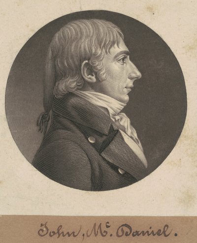 John McDaniel autorstwa Charles B. J. Févret de Saint Mémin