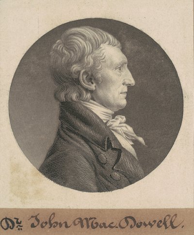John McDowell autorstwa Charles B. J. Févret de Saint Mémin
