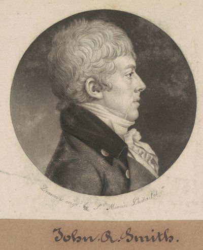 John R. Smith autorstwa Charles B. J. Févret de Saint Mémin