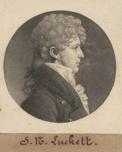 John Richards Triplett autorstwa Charles B. J. Févret de Saint Mémin