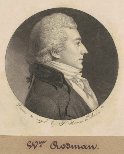 John Rodman autorstwa Charles B. J. Févret de Saint Mémin