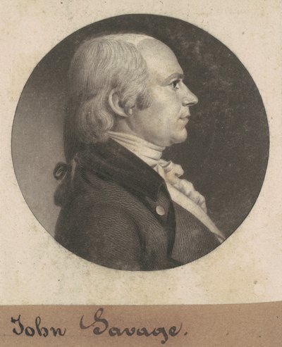 John Savage autorstwa Charles B. J. Févret de Saint Mémin